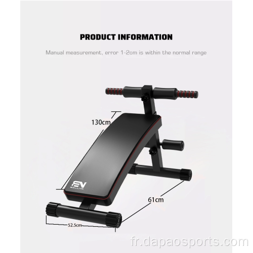 Banc Abdominal Assis Banc Abdominal Supine Board